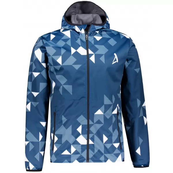  Jachetă softshell premium pentru bărbați ALTISPORT VOJ/ALM108JACK01 BLEUMARIN/ALB 