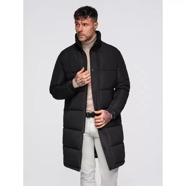  Geaca de iarna pentru barbati OMBRE OM-JALJ-0309 NEGRU 