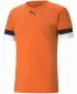 Tricou funcțional pentru bărbați PUMA TEAMRISE JERSEY 704932-08 MAC AURIU/NEGRU/ALB