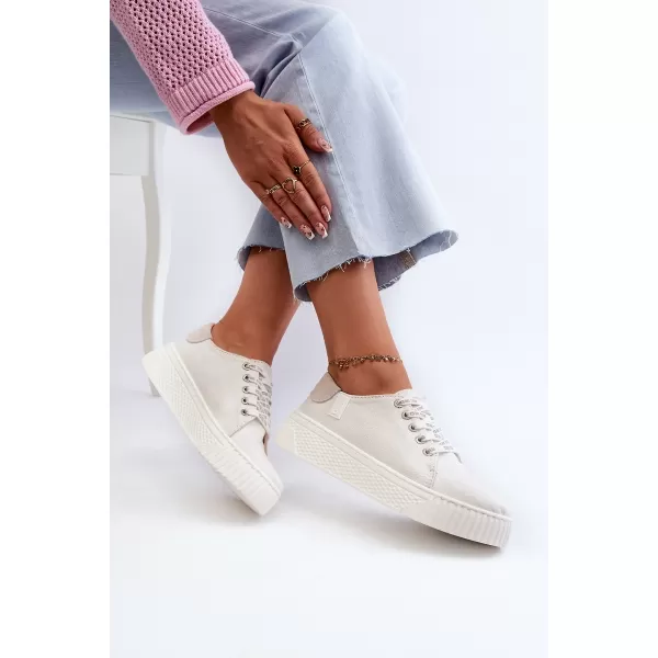  Adidași de damă BIG STAR NN276001 WHITE Pantofi Big Star 