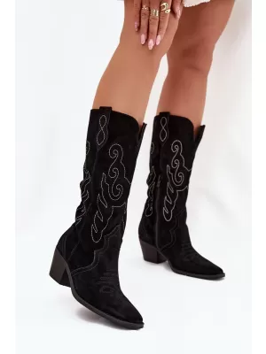Pantofi de dama ZAZOO KARIRA NEGRU