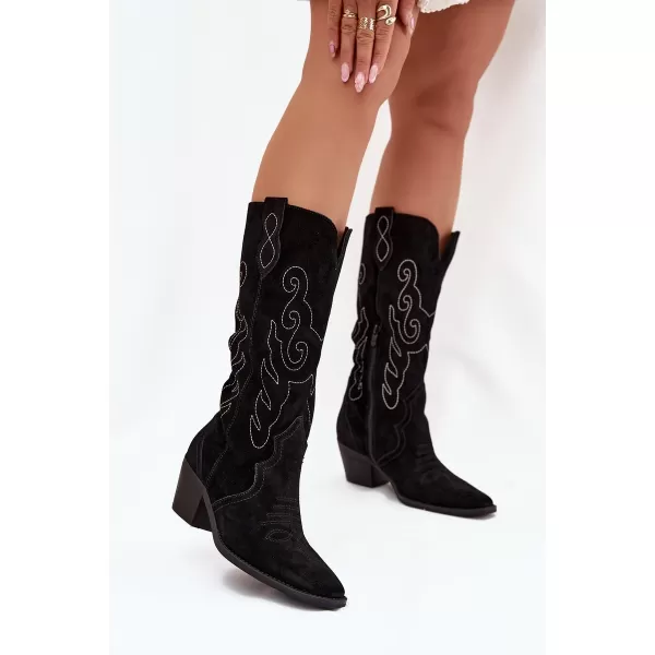  Pantofi de dama ZAZOO KARIRA NEGRU 