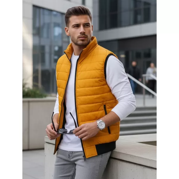  Vesta pentru bărbați DSTREET TX4018 CHIHLIMBAR 