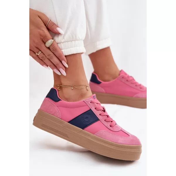  Adidasi de dama BIG STAR TT274164 ROZ Pantofi Big Star 