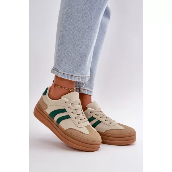  Adidași de damă EVENTO NESONICE BEJ/VERDE 