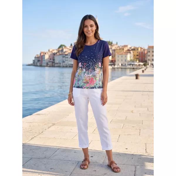  Tricou pentru femei ALTISPORT HELINA ALBASTRU ÎNCHIS 