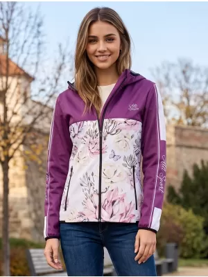 Jachetă softshell premium pentru femei ALTISPORT VOJ/ALW008JACK01 BURGUNDIA