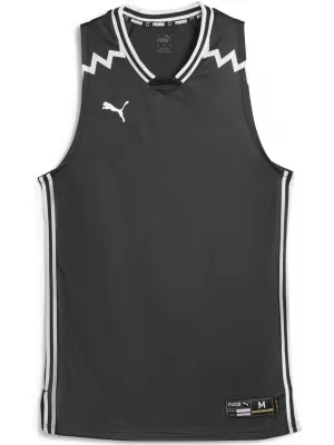 Maieu funcțional pentru bărbați PUMA HOOPS TEAM GAME JERSEY 676628-01 PUMA NEGRU