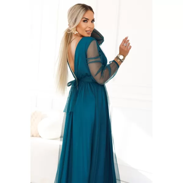  Rochie NUMOCO 664-2 VERDE STICLA 
