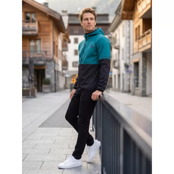  Jachetă softshell premium pentru bărbați ALTISPORT VOJ/ALM051JACK01 KEROSEN/NEGRU 