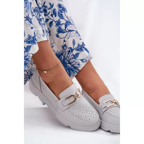  Mocasini de dama VINCEZA 88007 ALB 
