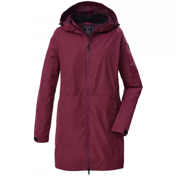  Parka de damă KILLTEC KOS 35 43936-499 BURGUNDIA 