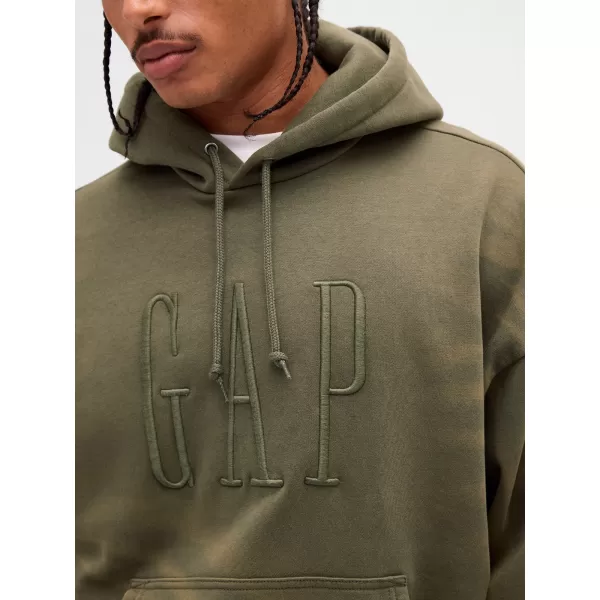  Hanorac pentru bărbați GAP CORP LOGO HOODIE PULLOVER 851641-00 MUŞCHI NEGRU 