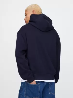 Hanorac pentru bărbați GAP LOGO HOODIE PULLOVER 646080-00 UNIFORMA MARINEI