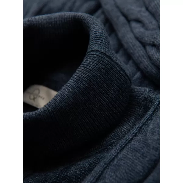  Pulover pentru bărbați OMBRE OM-SWTN-0157 ALBASTRU MARIN 