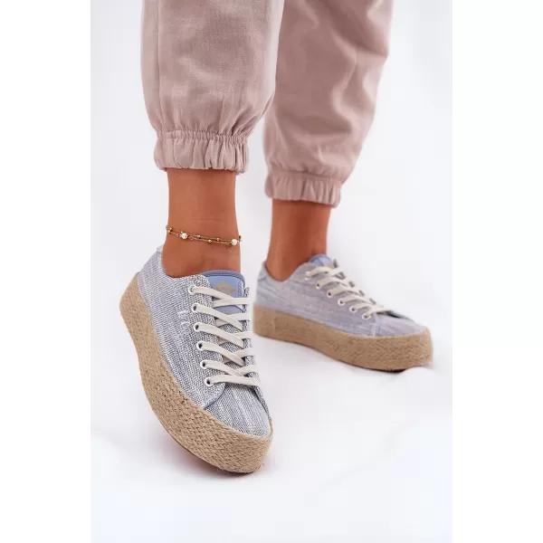  Adidași de damă LEE COOPER LCW-25-02-3284 ALBASTRU DESCHIS 