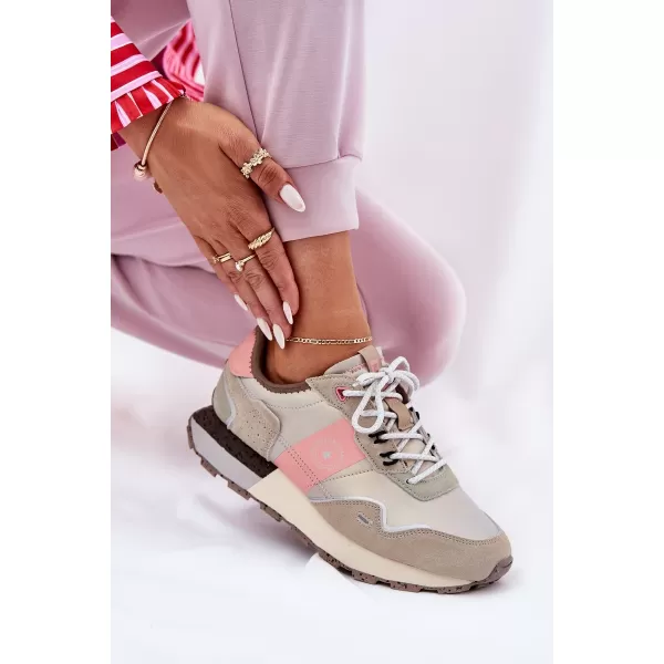  Adidași de damă BIG STAR RR274243 ROZ/GRI Pantofi Big Star 