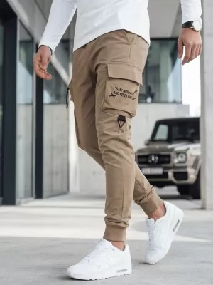 Pantaloni pentru bărbați DSTREET UX4163 BEJ