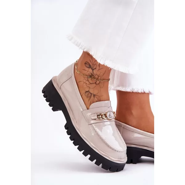  Mocasini de dama S.BARSKI Ronin GRI DESCHIS 