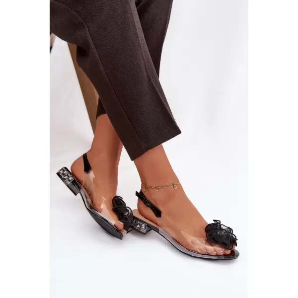  Sandale de dama D&A MR52-230 NEGRU 