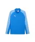 Hanorac pentru bărbați PUMA TEAMLIGA26 TRG 1/4 ZIP TOP 659724_02 ELECTRO ROYAL/ ELECTRO ROYAL/PUMA WHITE