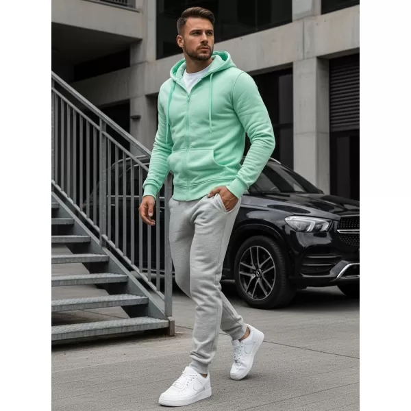  Hanorac pentru bărbați DSTREET BX5231 VERDE DESCHIS 