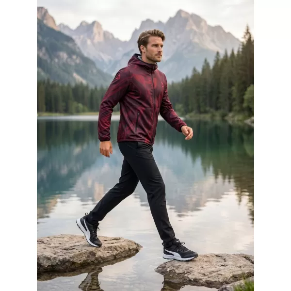  Jachetă softshell premium pentru bărbați ALTISPORT VOJ/ALM072JACK01 VIN/ROSU 