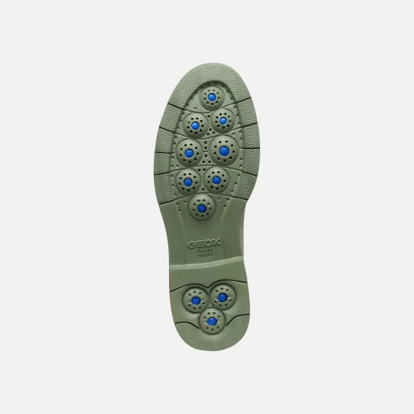  Mocasini de dama GEOX SPHERICA EC1 B G013072 VERDE 