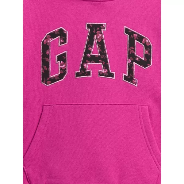  Hanorac pentru copii GAP LOGO HOODIE PULLOVER 843868-03 FUCSIA STRĂLUCITOR 