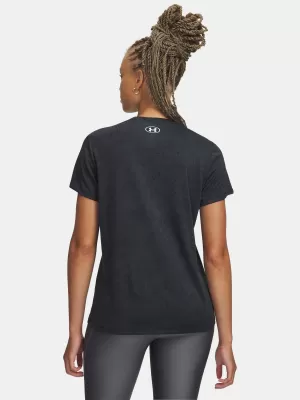 Tricou pentru femei UNDER ARMOUR TECH PIXELATE SSC 6012302-001 NEGRU