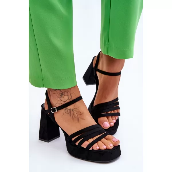  Sandale de dama BOTO VERDA 24605 NEGRU 