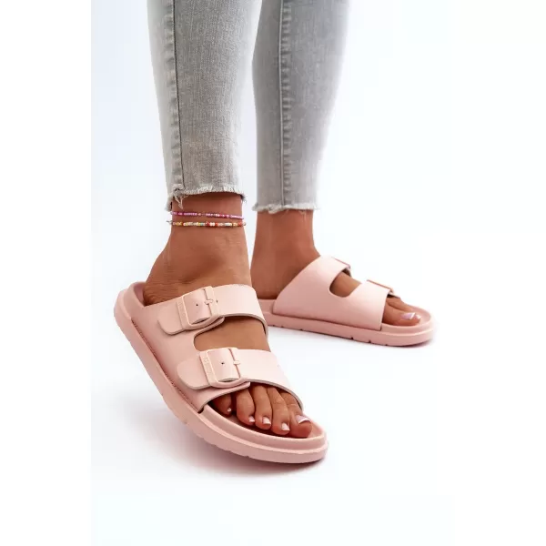  Papuci dama BIG STAR NN274A753 ROZ Pantofi Big Star 