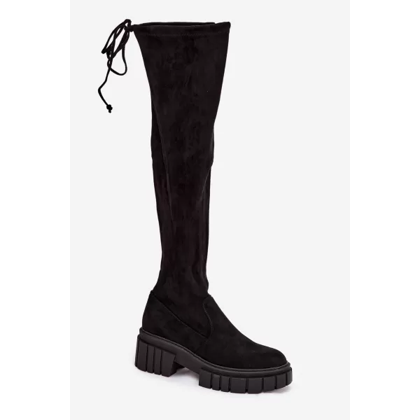  Pantofi de dama BOTO CHEERA 21449 NEGRU 