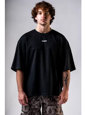 Tricou supradimensionat POWER 898 BLACK Nebbia