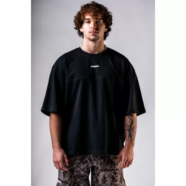  Tricou supradimensionat POWER 898 BLACK Nebbia 