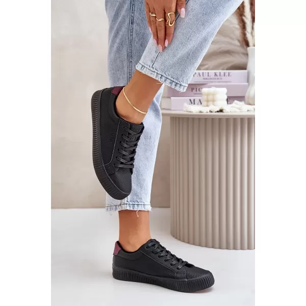  Adidași de damă BIG STAR OO274A462 NEGRI Pantofi Big Star 