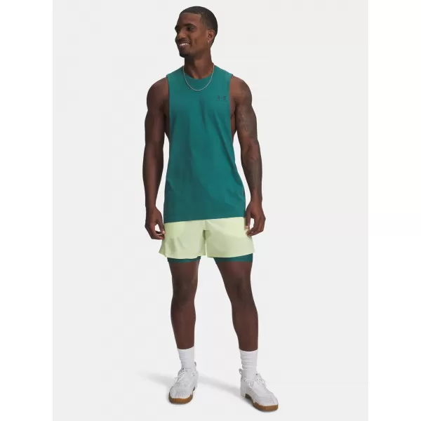  Pantaloni scurți pentru bărbați UNDER ARMOUR UA VANISH ELITE 6IN SHORT 6009868-391 VERDE 