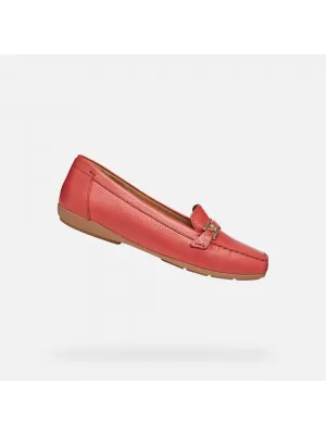 Mocasini de dama GEOX ANNYTAH MOC G012826 ROŞU
