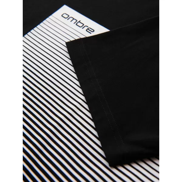  Tricou pentru bărbați OMBRE OM-TSPT-0246 NEGRU 