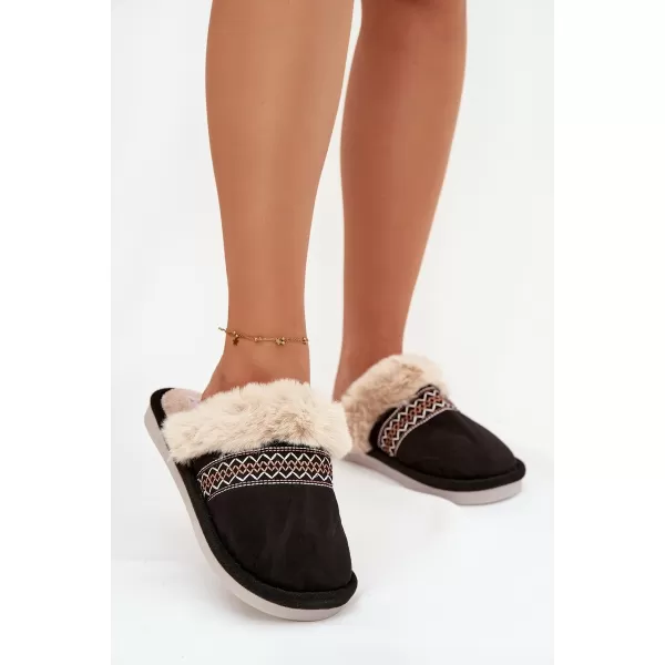  Papuci de damă BOTO DEVIANNE 40781 NEGRU 