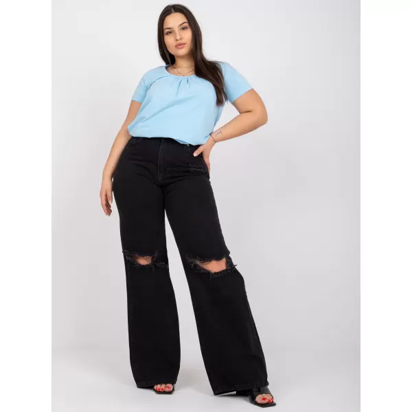  Tricou de damă BASIC FEEL GOOD RV-TS-6320.85P ALBASTRU DESCHIS 