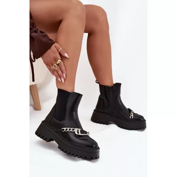  Pantofi de dama BOTO MARVELLA 38861 NEGRU 