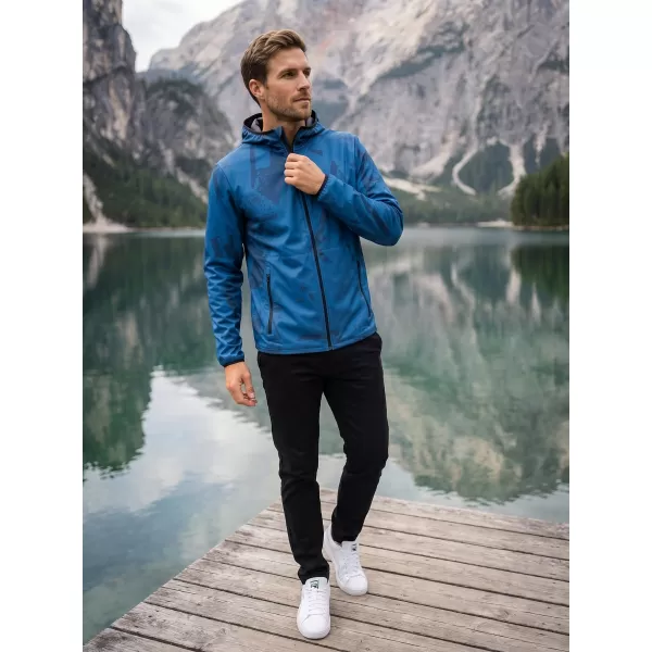  Jachetă softshell premium pentru bărbați ALTISPORT VOJ/ALM079JACK01 ALBASTRU 
