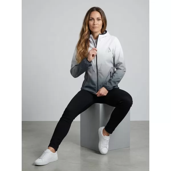  Jachetă softshell premium pentru femei ALTISPORT VOJ/ALW126JACK01 ALB-NEGRU 