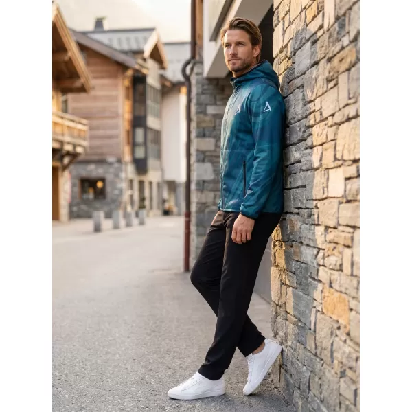  Jachetă softshell premium pentru bărbați ALTISPORT VOJ/ALM072JACK01 KEROSENUL 