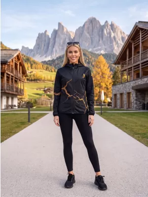 Jachetă softshell premium pentru femei ALTISPORT VOJ/ALW129JACK01 NEGRU