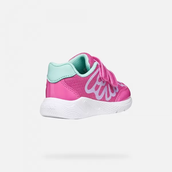 Adidași pentru fete GEOX SPRINTYE B654TA0GNHHC8471 ROZ 