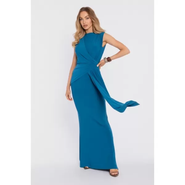  Rochie MOE M913 ALBASTRU OCEANIC 