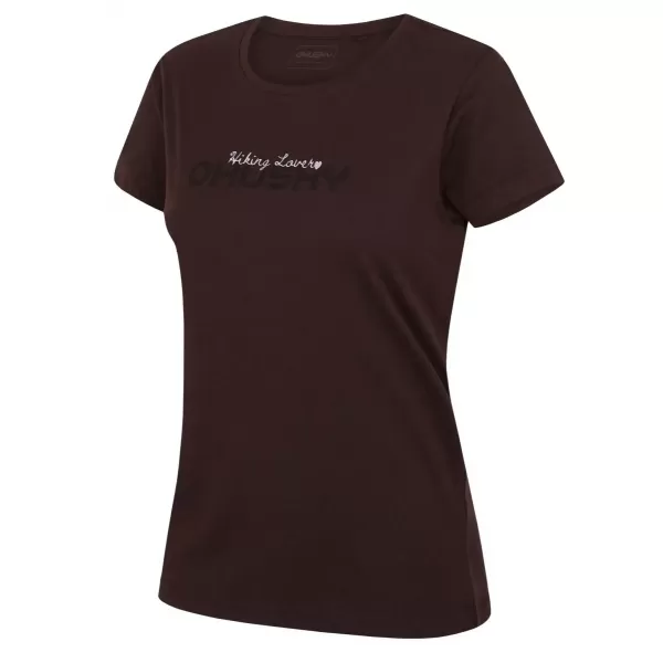  Tricou pentru femei HUSKY TEE HIKE L MARO 