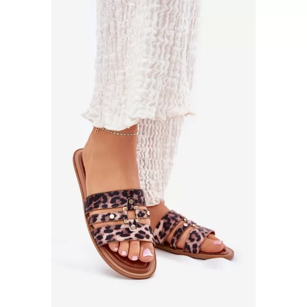  Papuci de damă BOTO NOROTI 37941 LEOPARD 